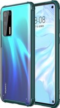 Voor Huawei P40 Magic Armor TPU + PC Combinatie Case (Donkergroen)