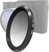 JSR Gradient Colour Lens Filter voor Panasonic LUMIX LX10 (Gradient Grey)