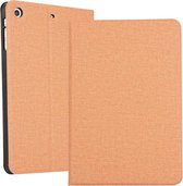 Universele Voltage Craft doek TPU beschermhoes voor iPad Mini 1/2/3, met houder (goud)