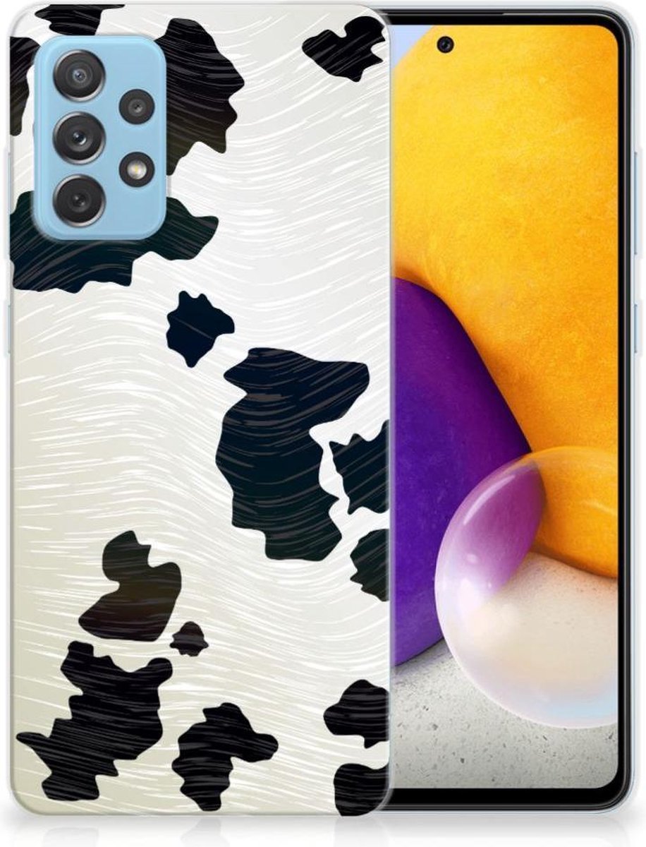 Samsung Galaxy A72 TPU Hoesje Koeienvlekken