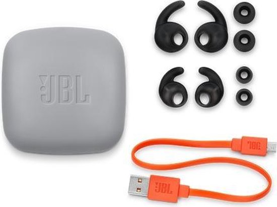 JBL Reflect Mini 2 In-Ear Draadloze Sport Oortelefoons - Bluetooth 4.2 - Zwart - JBL