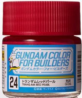 Mrhobby - Gundam Color For Builders 10ml Trans-am Red Pearl (1/21) * - MRH-UG-24 - modelbouwsets, hobbybouwspeelgoed voor kinderen, modelverf en accessoires