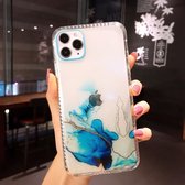 IMD Dreamy Watercolor Pattern Shockproof TPU beschermhoes voor iPhone 11 Pro Max (C7)