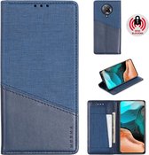 Voor Xiaomi Redmi K30 Pro MUXMA MX109 Horizontale flip lederen tas met houder en kaartsleuf en portemonnee (blauw)