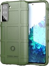 Voor Samsung Galaxy S21 5G volledige dekking schokbestendige TPU-hoes (legergroen)
