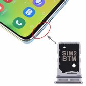 Simkaarthouder + simkaarthouder voor Samsung Galaxy A80 (zilver)