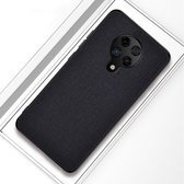 Voor Xiaomi Redmi K30 Pro schokbestendige doektextuur PC + TPU beschermhoes (zwart)