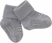 GoBabyGo chaussettes antidérapantes laine gris chiné