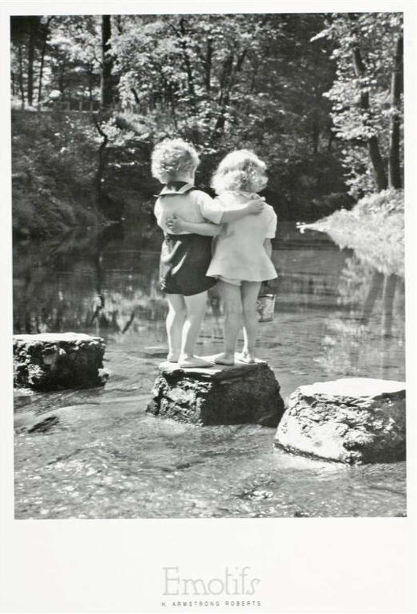 Catch Projecten Poster - Rocky Love - H. Armstrong Roberts - Zwart/Wit - Fotografie - Jaren 80