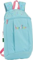 Casual Rugtas Benetton Candy Licht Blauw