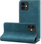 PU + TPU horizontaal lederen flip-hoesje met houder en kaartsleuven en portemonnee voor iPhone 12/12 Pro (groen)