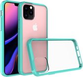 Krasbestendige TPU + acryl beschermhoes voor iPhone 11 Pro (groen)