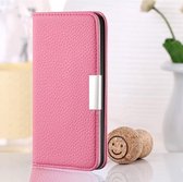 Voor Huawei Honor 20 Pro Litchi Texture Horizontale Flip Leren Case met houder & kaartsleuven (roze)
