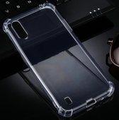 Voor Samsung Galaxy A01 Four-Corner Anti-Drop ultradunne TPU-hoes