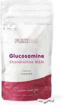 Flinndal Glucosamine Chondroïtine MSM Tabletten- Met Vitamine C en D - Voor Gezond Kraakbeen en Sterke Spieren - 60 Tabletten