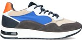 Sacha - Heren - Multicolored suède sneakers met blauwe details - Maat 44