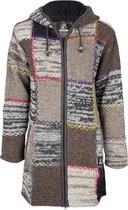 Gebreid Wollen Vest Dames met voering - W Longpatch NaturalTwist S