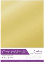 Metallic karton zonne goud A4 10 vel
