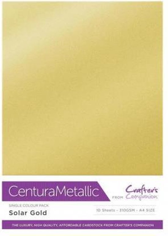 Foto: Crafter s companion centura metallic solar gold