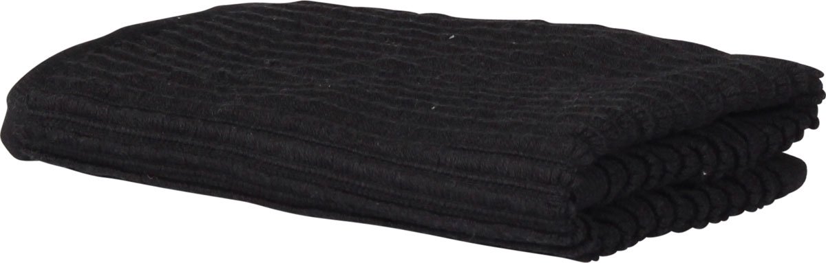 Linolux Vaatdoek 100% Katoen Zwart 32x32 (12 stuks)