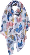 Juleeze Sjaal Dames Print 70*180 cm Meerkleurig Synthetisch Shawl Dames Sjaal
