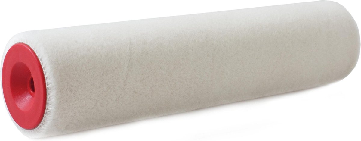 Set van 6x stuks muur vacht anti-spat verfrollers velours pluisvrij 5.6 x 25 cm - Verfspullen - Schildersbenodigheden