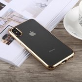 TOTUDESIGN Jane Series Galvaniserend TPU-hoesje voor iPhone X / XS (goud)