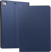 Elastic Force Leather TPU Horizontale Flip Leren Case voor iPad Mini 2019 & Mini 4, met houder (donkerblauw)