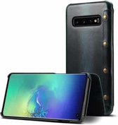 Oil Wax Koeienhuid Horizontale Flip Leren Case voor Galaxy S10e, met kaartsleuven en portemonnee