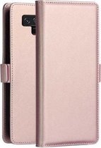 DZGOGO MILO-serie PC + PU horizontale lederen flip-hoes voor Samsung Galaxy Note 9, met houder en kaartsleuf en portemonnee (roségoud)