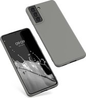 kwmobile telefoonhoesje voor Samsung Galaxy S21 - Hoesje voor smartphone - Back cover in steengrijs