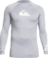 Quiksilver - UV-zwemshirt voor heren - Longsleeve - All Time - Lichtgrijs - maat L