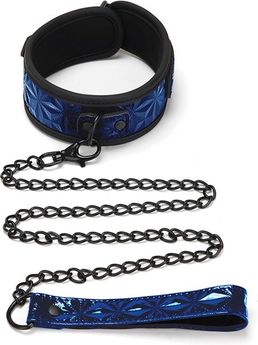 Goedkoopste Whipsmart Choker/Halsband SMART DIAMOND COLLAR AND LEASH Blauw
