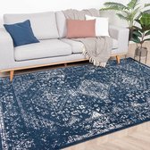 Zacht Vloerkleed Ambiance - Oriental Blauw Wit 120x170cm