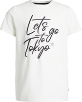 WE Fashion Meisjes T-shirt met tekstopdruk