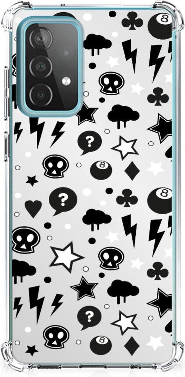 Extreme Case Samsung Galaxy A52 4G/5G Silver Punk
