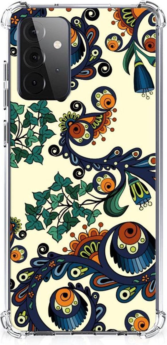 Anti Shock Case Samsung Galaxy A72 4G/5G Barok Flower