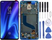 Lcd-scherm en digitizer volledige montage met frame voor Xiaomi K20 / K20 Pro / 9T Pro (blauw)