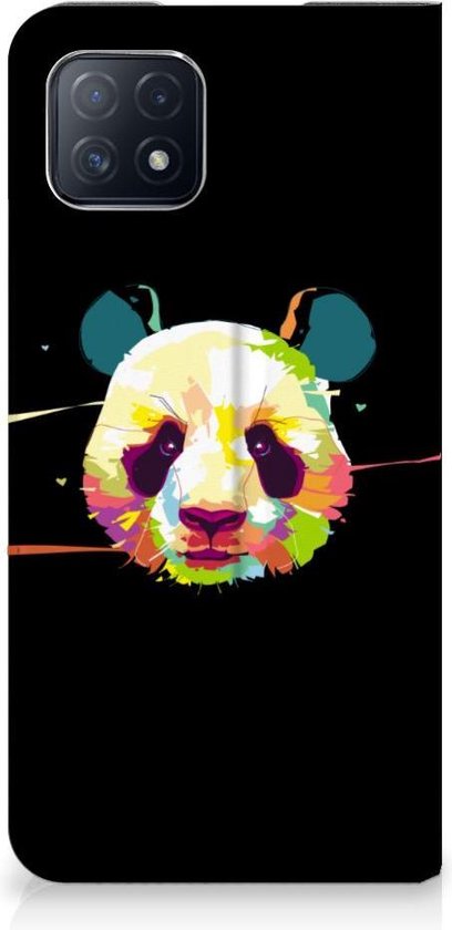 Conception de cas OPPO A73 5G Phone bag Sinterklaas Gift Panda Color