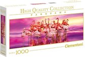 Clementoni Puzzel 1000 Panorama Flamingo