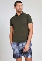 Shiwi Polo Men james slub - army green - XL