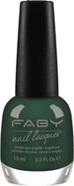 Faby Nagellak Ginevera's Halo Dames 15 Ml Vegan Donkergroen