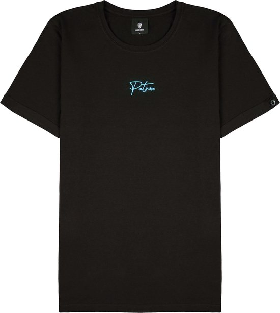 Patrón Wear - Emilio T-shirt Black/Blue - Maat S