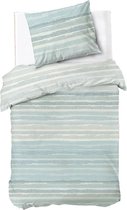 Dindi Home Dekbedovertrek Beachy Stripes - 140x220 - 100% katoen - Blauw