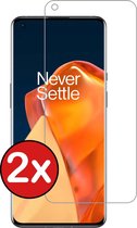 OnePlus 9 Screenprotector Glas Tempered Glass - OnePlus 9 Screen Protector Glas Gehard - 2 PACK