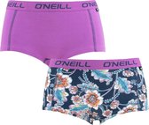 O'Neill dames shorty 2P multi flower paars & blauw - L