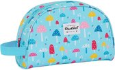 BlackFit8 Beauty Case Mushrooms - 28 x 18 x 10 cm - Polyester