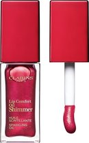 Clarins Lipstick Lip Make-up Comfort Oil Shimmer 08 Burgundy Wine
