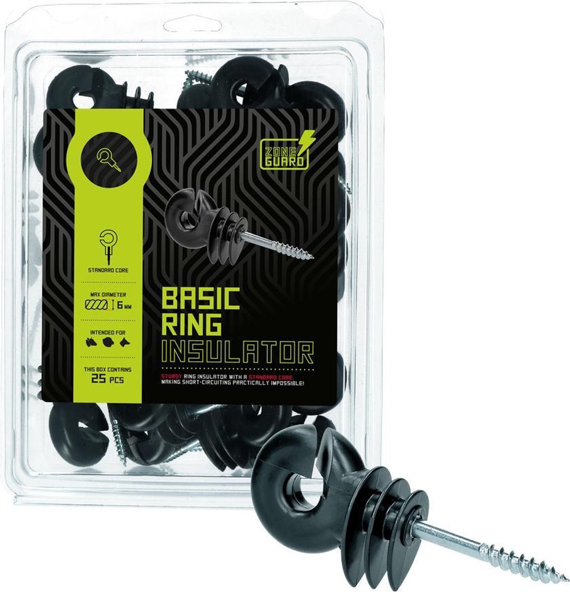ZoneGuard Isolator Ring big zwart (zdk)