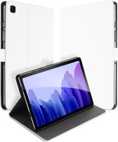 Geschikt voor Samsung Galaxy Tab A7 Book Cover Wit met Standaardfunctie